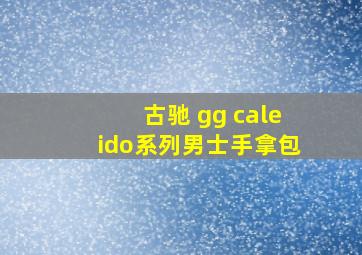 古驰 gg caleido系列男士手拿包